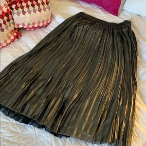 Scotch & Soda metallic Midi skirt